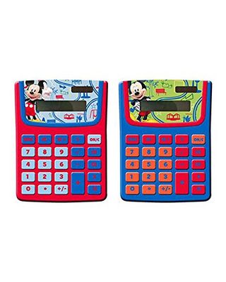Mickey Mouse de Disney Calculadora Glitter Transparente