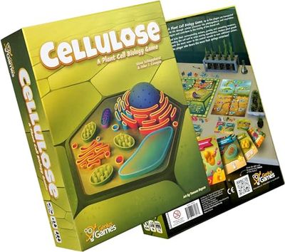 Cellulose: A Plant Cell Biology Game | Photosynthesis, DNA, Biochemistry Board Game | Top Family Board Games for Adults | Science Toys and Gifts for Plant Lovers, Teachers, Scientists