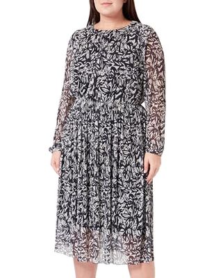 Betty & Co Women's Portofino 2 Dress, Cream/Black, 20
