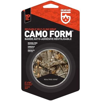 Gear Aid Camo Form Reusable Fabric Wrap Realtree Edge Camo 4 Yards (2-Pack)