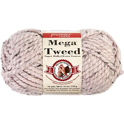 Premier Yarns 1007–14 Mega en Tweed Laine, Multicolore