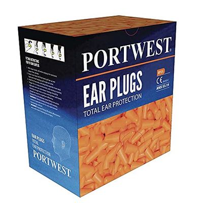 Portwest Earplug Dispenser Refill (500) - Color: Orange