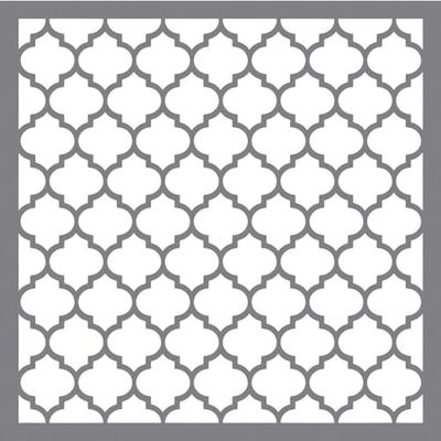 Rayher Palmilha para pintar paredes e móveis com treliça, reutilizável, 30,5 x 30,5 cm, 38968000