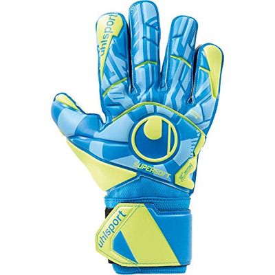 uhlsport Control Supersoft keepershandschoenen, uniseks, radar blue/fluo geel/zwart, 11