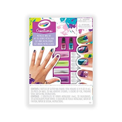 CRAYOLA – Set Vernis à Ongles Métallique Multicolore 04-0464