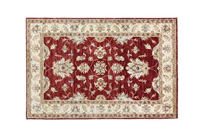 Eden Carpets Ziegler Alfombra Anudado a Mano, Lana, Multicolor, 102 x 150 cm