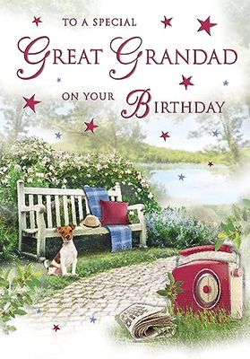 Regal Publishing Biglietto di auguri tradizionale per il nonno – 22,9 x 15,2 cm – Piccadilly Greetings