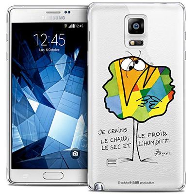 Caseink - fodral för Samsung Galaxy Note 4 [officiell licenssamlare The Shadoks® Design Hot or Cold - mjuk - ultratunn - tryckt i Frankrike]