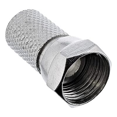 InLine 69912A connecteur de Fils F Argent - Connecteurs de Fils (F, Argent, Metal, 1 pièce(s))