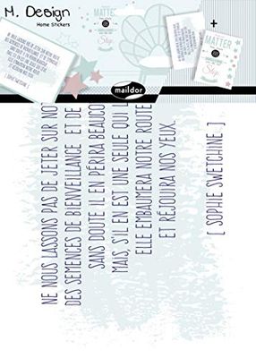 DecoPatch - ad042o - Maildor - Mannen Design - Muursticker - Lot de 2 Kerstmis - 23 x 35 cm - IT DOESN 'T MATTER