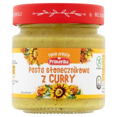 Pasta słonecznikowa z curry 160g