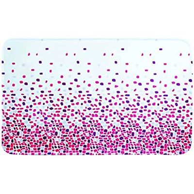 MSV Tapis de Bain Microfibre 45x75cm Brest Rose