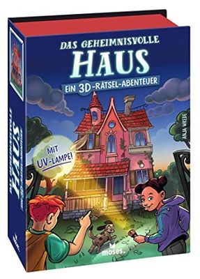 moses- Dog Maison mystérieuse, d'aventure 3D et énigmes, d'évasion pour Petits détectives, Familial pour Enfants à partir de 8 Ans et 1 à 4 Joueurs, 90140, Jeu de Puzzle, s