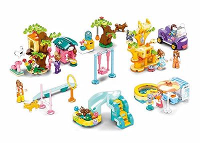 Girls Dream Huisdier amuseent park, 6 stuks