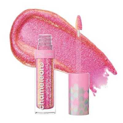 Wet n Wild Chameleon Chrome Lip Foil, Wyrazisty Błyszczyk do Ust z Odbijającym Światło Mieniącym Się Wykończeniem dla Wielowymiarowego Połysku, Nieklejąca, Gładka Formuła, Halo's Way