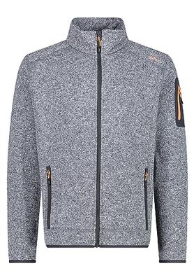 CMP Heren Knit Tech Mélange Fleece Jacket Fleecejack