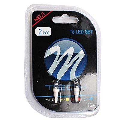 M-Tech LB002W Blister 2x LED T5 12V côncavo
