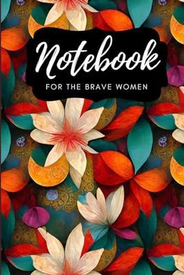Magic Notebook: Daily Journal for Brave Woman | Floral Composition Notebook - Dotted lines
