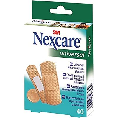 Nexcare N0540AS, 40 pleisterstrips Universele pleister. 40 Stuk