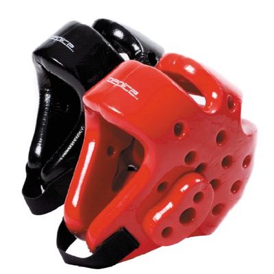 DEPICE Schutzausrüstung Kopfschutz - Casco de Artes Marciales, Color Rojo, Talla L