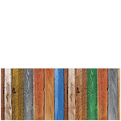 Laroom Alfombra, Vinylic Flooring PVC-Antislip, Multicolor