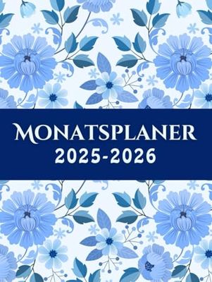 Monatsplaner 2025 2026: 2 Jahres Terminplaner, 24 Monate von Januar 2025 bis Dezember 2026, 1 Monat auf 2 Seiten, deutsch, 79 Seiten, Format Din A4.