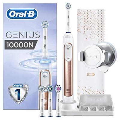 Oral-B Genius 10000N Spazzolino Elettrico, Oro Rosa