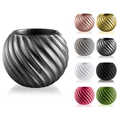 CONCRETTE Flower Pot, Steel, 13x13x12 cm