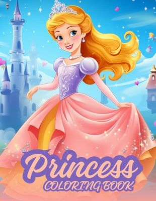 PRINCESS COLORING BOOK: 100 PRINCESSES TO COLOR FOR CHILDREN AGED 3+ | AMAZING FAIRYTALE PRINCESS TO COLOR