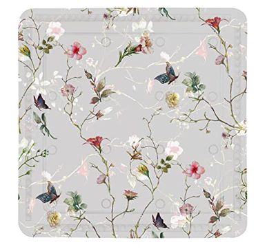 Kleine Wolke Alfombrilla de Ducha Flores, Color: Multicolor, tamaño: 55 x 55 cm, Material: PVC
