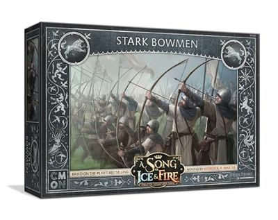CoolMiniOrNot CMNSIF106 Song of Ice and Fire Miniatures Jeu : Stark Bowmen Expansion Pack, Couleurs mélangées