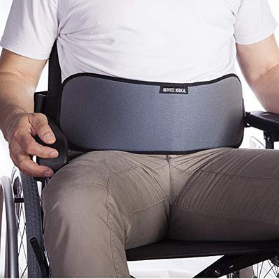 Buikgordel, Voor rolstoelen, Stoelen of fauteuils, Personen met een neiging tot uitglijden van zitting, Maat 2 (96-174 cm)