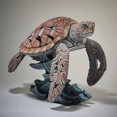 Enesco Rzeźba krawędzi rzeźba żółwia morskiego figurka 43 cm długości 6005342