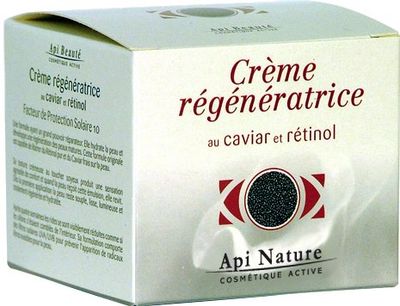 Crème Régénératrice Au Caviar Et Rétinol Pur 50ml Api Nature