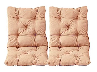 Ambientehome – Set di 2 cuscini seduta e schienale per sedia Hanko, circa 50 x 98 x 8 cm, imbottito