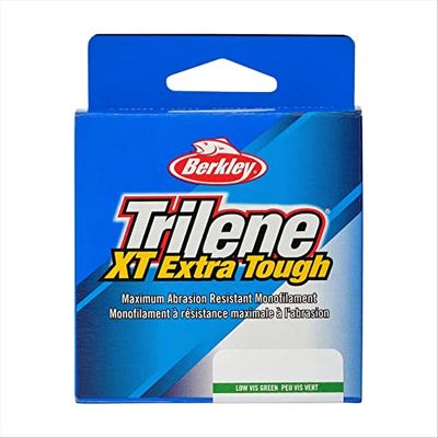 Berkley Trilene XT - Sedal de Pesca monofilamento, XTPS12-22, Verde de Baja Visibilidad, 3000 Yd Pound Test 12