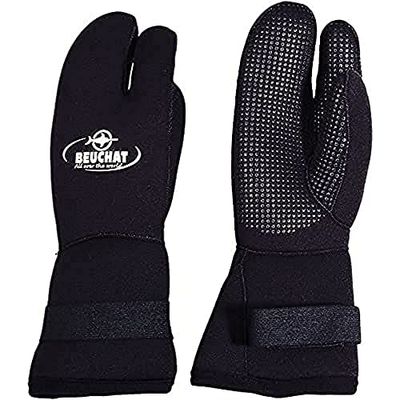 BEUCHAT - Handschoenen 3 vingers 7 mm, zwart, maat XL