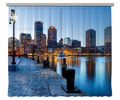 AG Design FCSXXL 7418 Rideau, Light, 100% PES, Multicolore, 280 x 245 cm