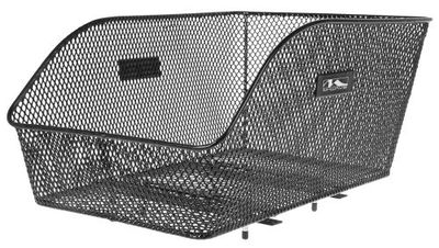 M-Wave Cesto de arame, Sonstige Fahrradkorb ba-RM Along, Schwarz, 431550, preto