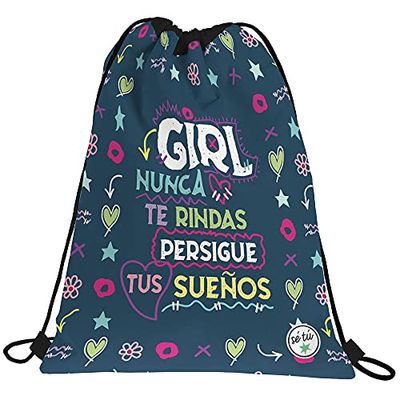 Grafoplás Unisex, barn Sé Tú, flicka ryggsäck, blå, M, blå, M