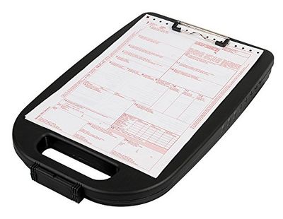 Lampa 98043 Trucker Tavoletta Porta Appunti con Clip 2 in 1, Metallo
