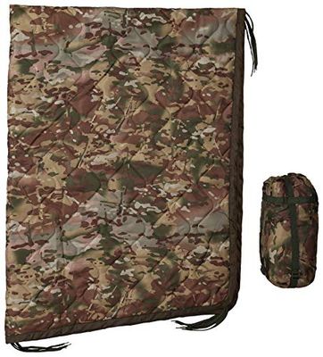 USGI Industries Couverture Militaire Woobie | Couverture de Camping à Isolation Thermique | Grande Taille, Portable, Isolation, résistante à l'eau, pour la randonnée, la Survie | Sac de Transport de