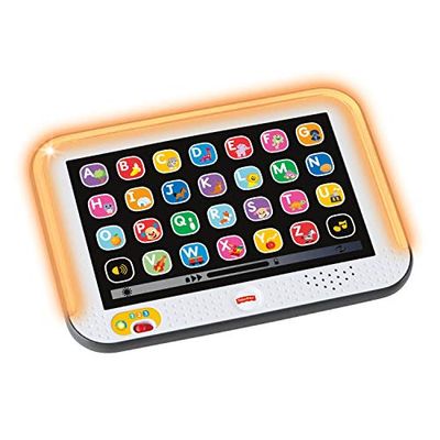 Fisher-Price CDG56 My Tablet Puppy Baby Toy for Learning Letters, Words and Animals, 12 Months and Over