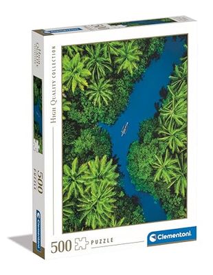 Clementoni Puzzel - Tropical Aerial View 500 Stukjes - Puzzel Voor Volwassenen 14-99 Jaar, Gemaakt In Italië 35520