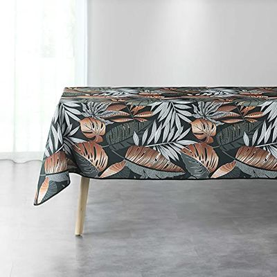 Douceur d'Intérieur Alianor tafelkleed, rechthoekig, kaki, 150 x 240 cm