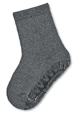 Sterntaler Baby Girls FLI Soft Uni Socks,Grey (Anthrazit Melange 592), 27/28 (manufacturer Size: 36-42 Months)
