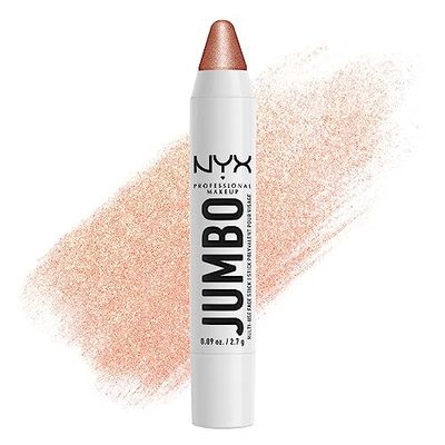 NYX Professional Makeup Matita Viso Illuminante Multi-Uso, Texture Cremosa, Con Olio di Jojoba e Finish Brillante, Jumbo Highlighter Stick, Tonalità: Coconut Cake