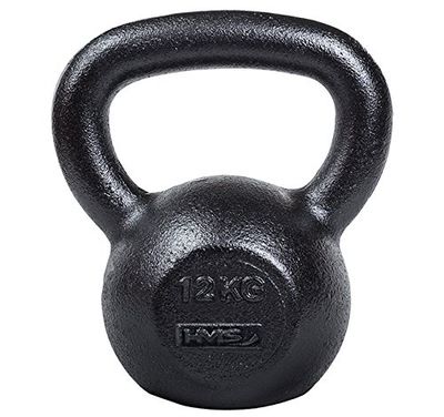 HMS 5907695517804 - Kettlebell in ghisa, Taglia Unica, Colore: Nero