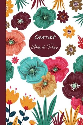 Carnet de Mots de Passe Alphabétique: Carnet Mot de Passe avec Répertoire Alphabétique. Cahier pour Identifiants et Mots de Passe Internet. Agenda Mot de Passe Petit Format A5
