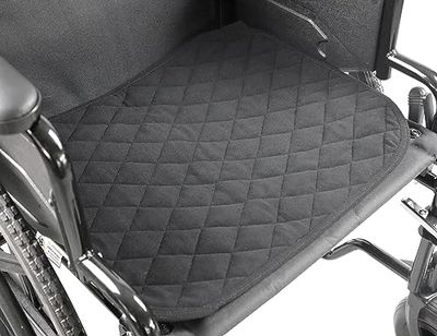 KMINA - Coussin Incontinence Chaise Adulte 5 Couches (x1 Unité, 40x50 Cm), Absorbant Lavable, Siège Réutilisable, Protection Noir - Made in Europe